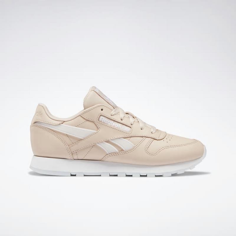 Tenisi Reebok Classic Leather Dama Bej/Albi Romania KQ2619ER